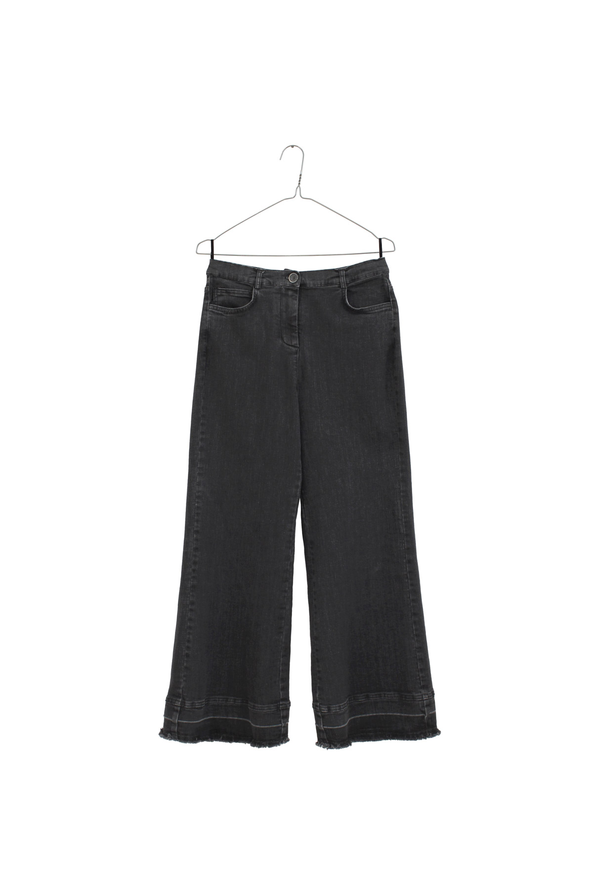 pantalone in denim nero