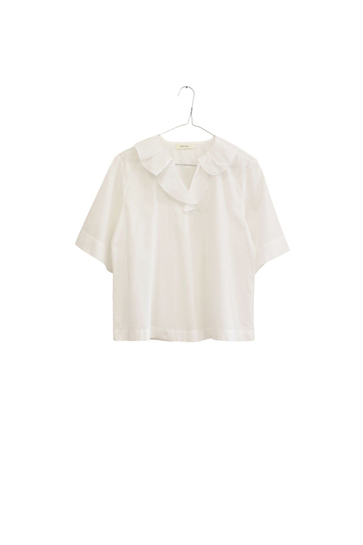 camicia bohemien con volant