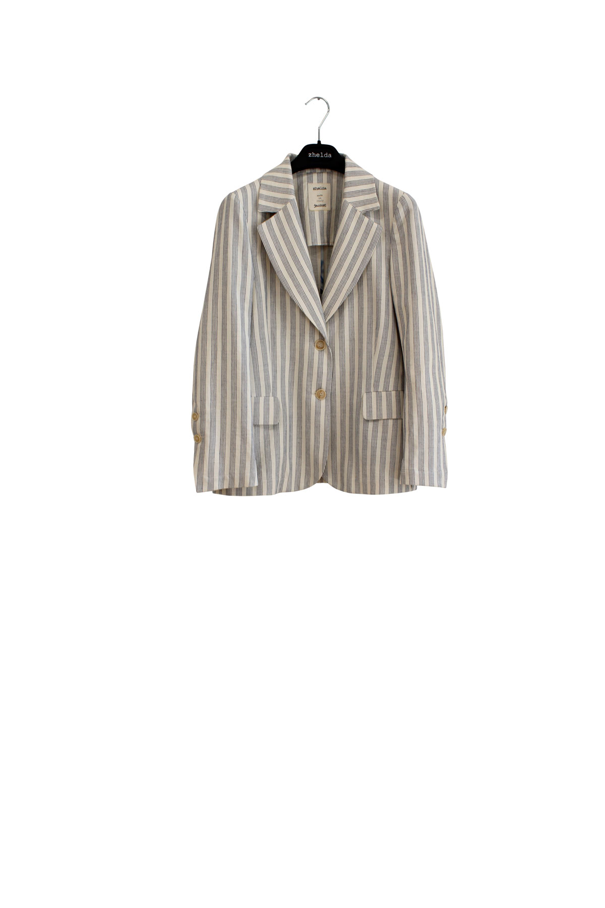 giacca monopetto con rever " saint tropez "